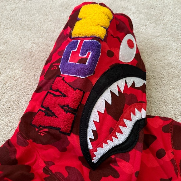 BATHING APE HOODIE LARGE - Picture 4 of 7